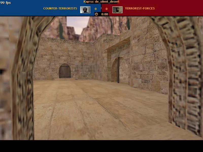 Скачать Карта de_silent_desert для CS 1.6 - Тактика и особенности - Скриншот