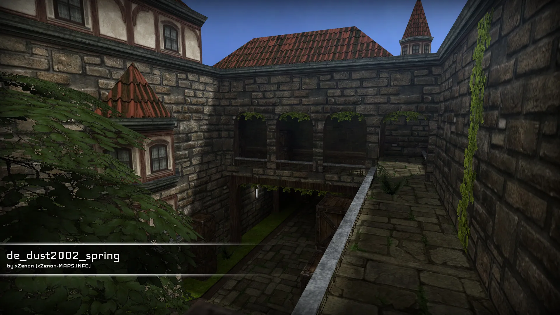 Карта de_dust2002_spring_b1 для CS 1.6: быстрый обзор, точки, тактика, .nav, оптимизация — скриншот 11