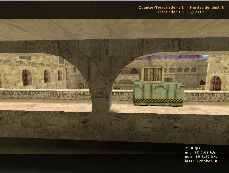 de_dust_tr для CS 1.6: тактика за терроров и спецточки, .nav для ботов, оптимизация карты — скриншот 7