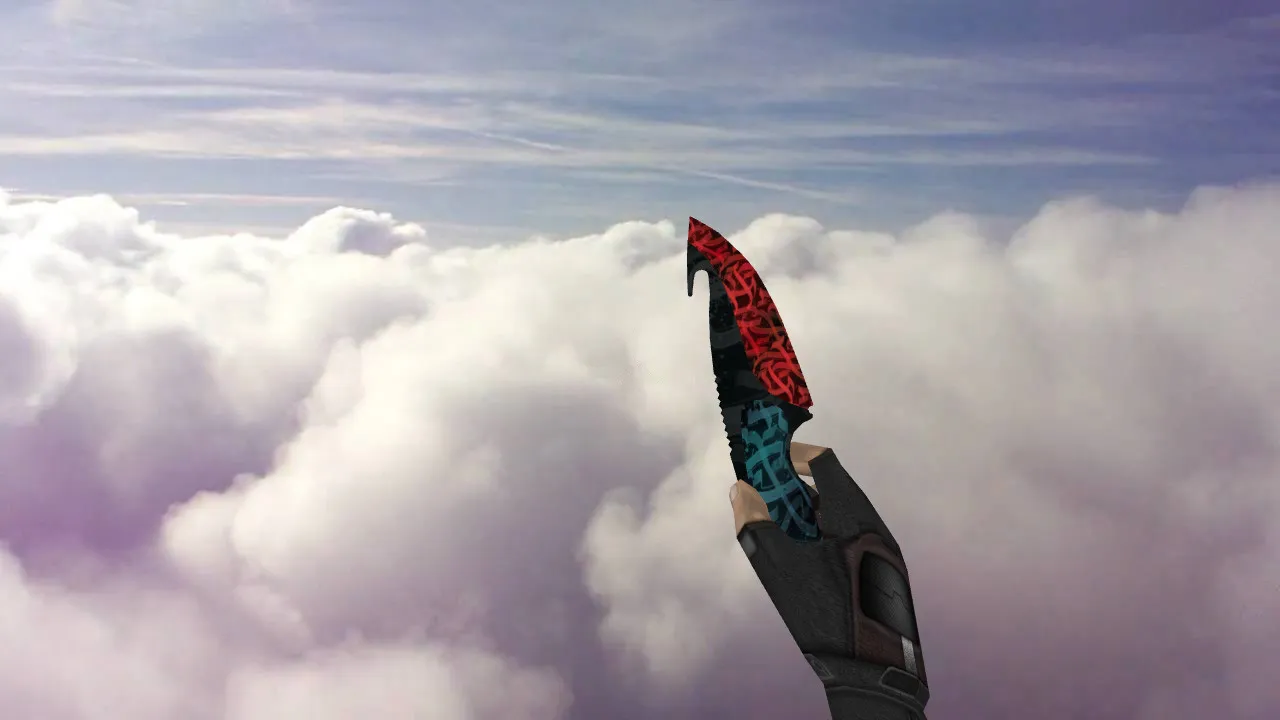 Скачать Модель «Gut Knife Calligraffiti» v_ нож для CS 1.6: p_ w_ файлы, анимация осмотра, звуки и текстуры - Скриншот