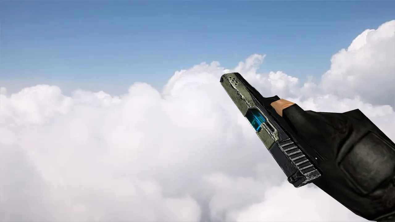 Скачать Модель Glock Mk-II для CS 1.6 - Усовершенствованная точность - Скриншот