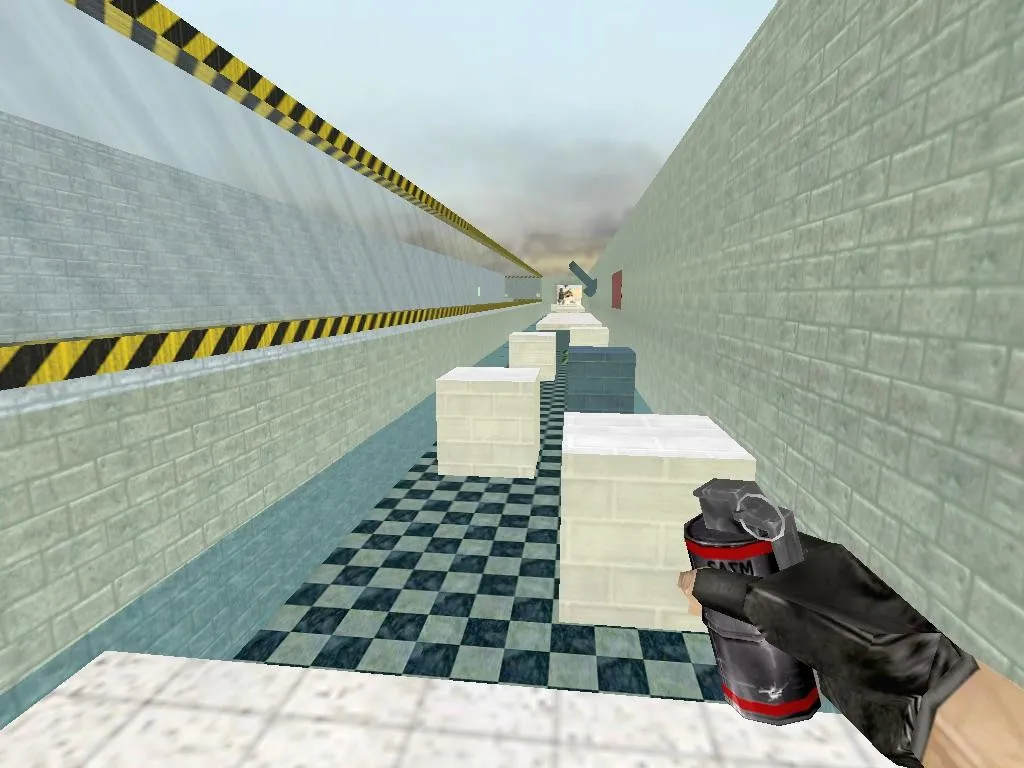 Скачать deathrun_qwerty для CS 1.6: тактика за TR/CT, точки, .nav и оптимизация карты - Скриншот