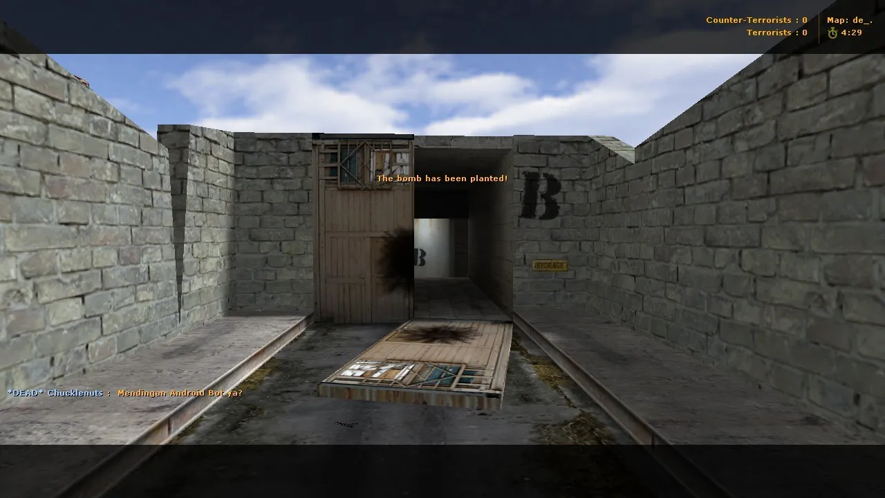 Карта de_storage для Counter-Strike 1.6: анализ и тактики — скриншот 1