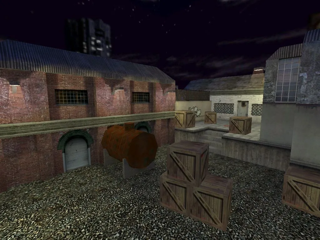 Скачать Карта de_nightwatch для CS 1.6: Тактика и особенности - Скриншот