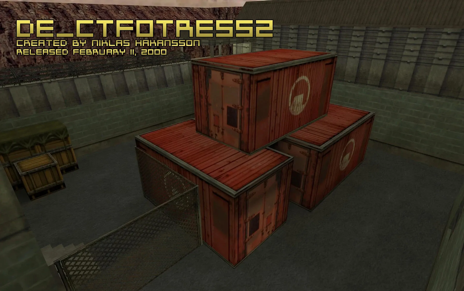 Скачать Карта de_ctfotress2 для CS 1.6: точки, маршруты CT/T, оптимизация и запуск без риска - Скриншот