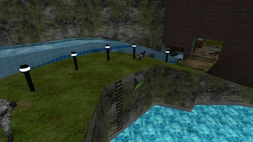 Скачать Карта de_indoorpool для CS 1.6: Тактические преимущества и особенности - Скриншот