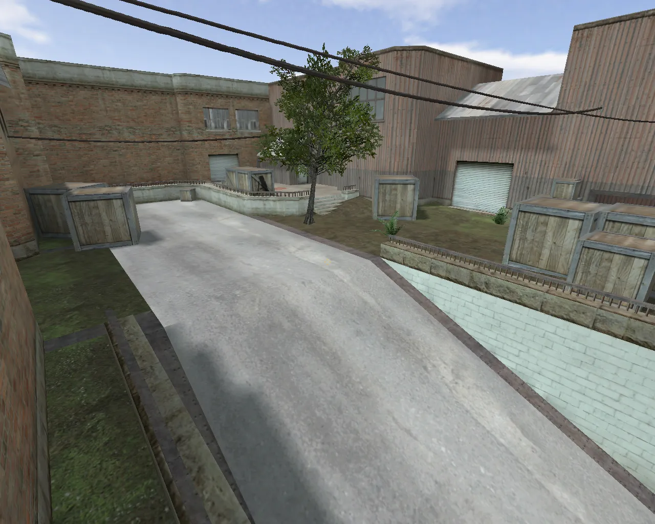 de_forge для CS 1.6: тактика за CT и T, точки, .nav и оптимизация карты — скриншот 1