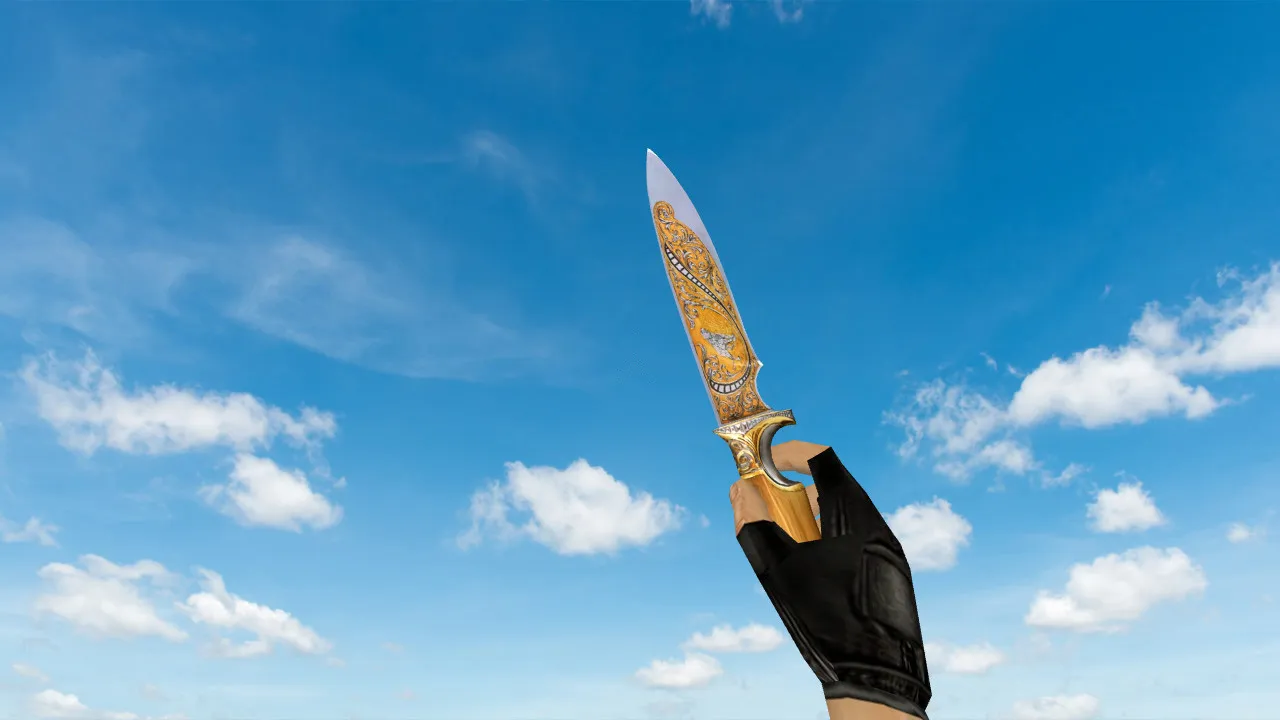 Скачать Модель ножа «Engraved Blade» для CS 1.6: v_ и p_ модели, звуки, анимация осмотра, качество текстур - Скриншот
