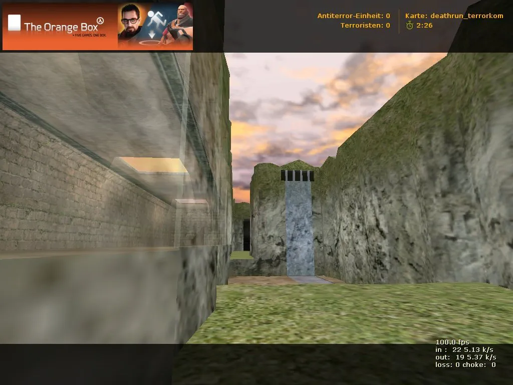 Скачать deathrun_terrorkom_v1 для CS 1.6: карты deathrun, спавны, ловушки, точки для терроров и выживших - Скриншот