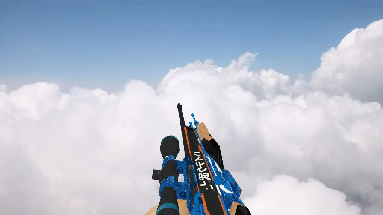 Скачать Модель AWP Ronin Evolved для CS 1.6 - Оружие с уникальным дизайном - Скриншот