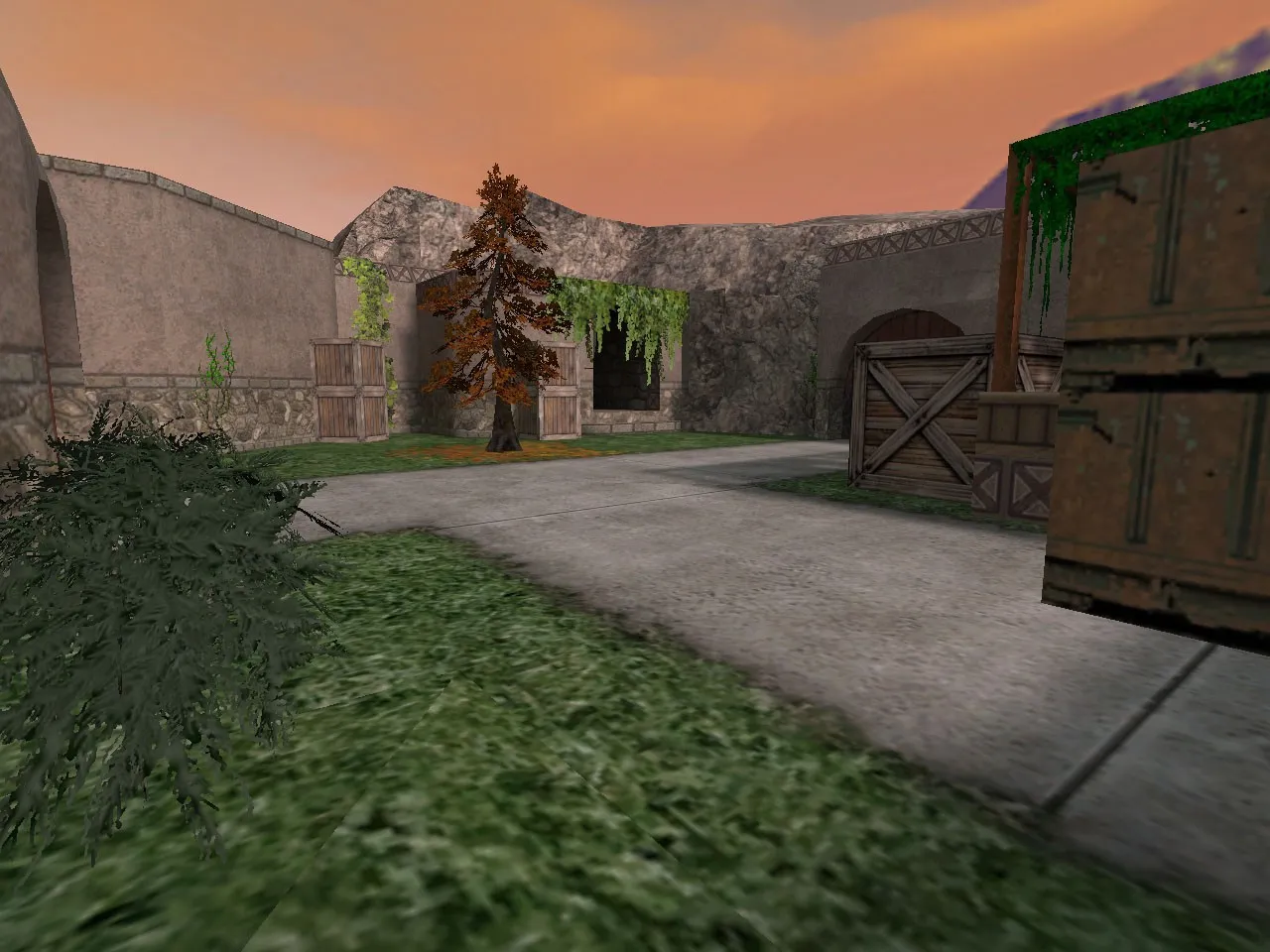 de_dust2_medieval для CS 1.6: карта DE, точки, маршруты, .nav и оптимизация — скриншот 7