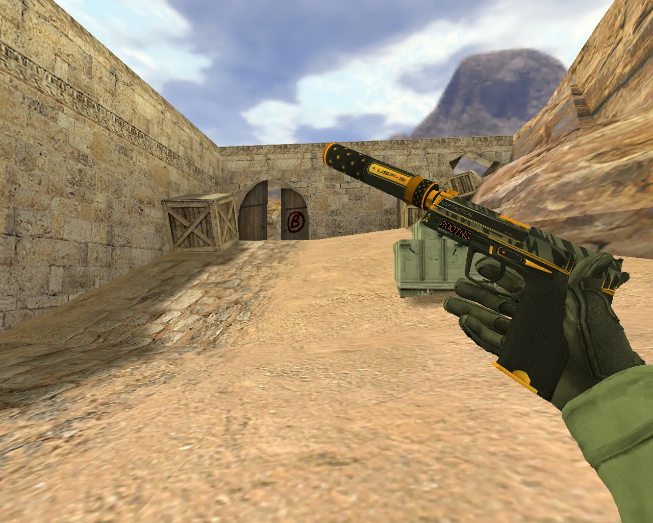 Скачать Модель «USP Орион» для CS 1.6: Оружие для точной стрельбы - Скриншот