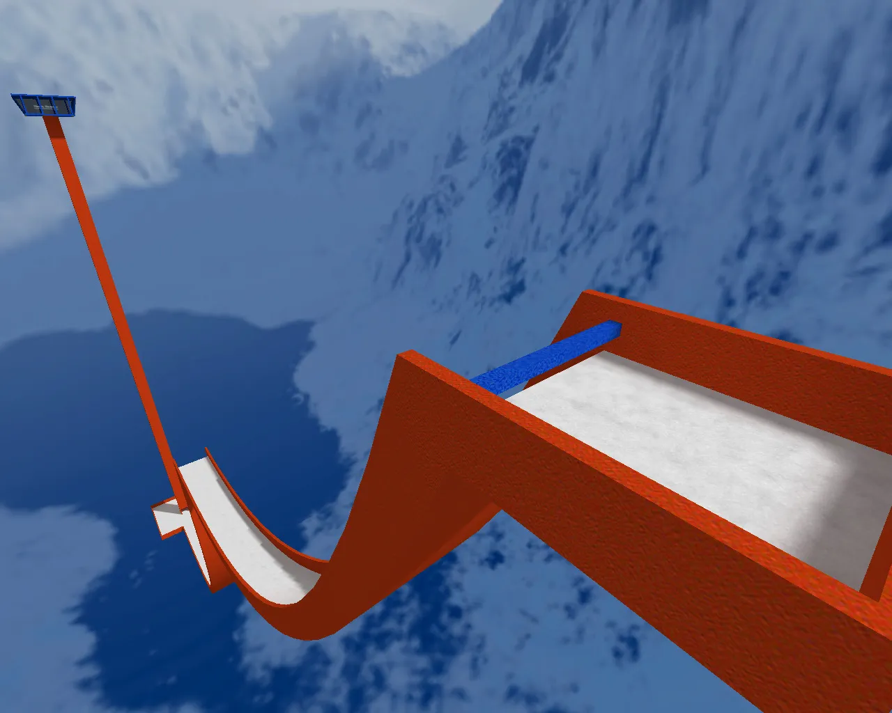 Скачать Карта «35hp_ski_jump» для CS 1.6: прыжки на ножах, точки, навигация ботов, оптимизация - Скриншот