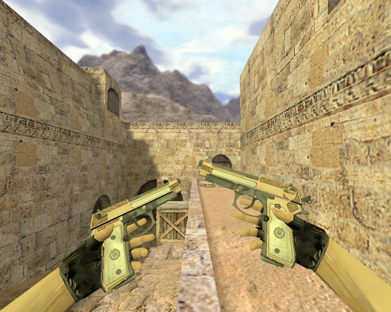 Скачать Модель «Dual Elites Золотой картель» для CS 1.6 - высокое качество - Скриншот