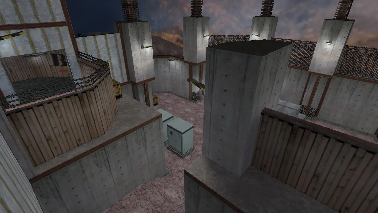Скачать de_esl_construct для CS 1.6: карта, точки, навигация ботов, оптимизация и советы по CFG - Скриншот