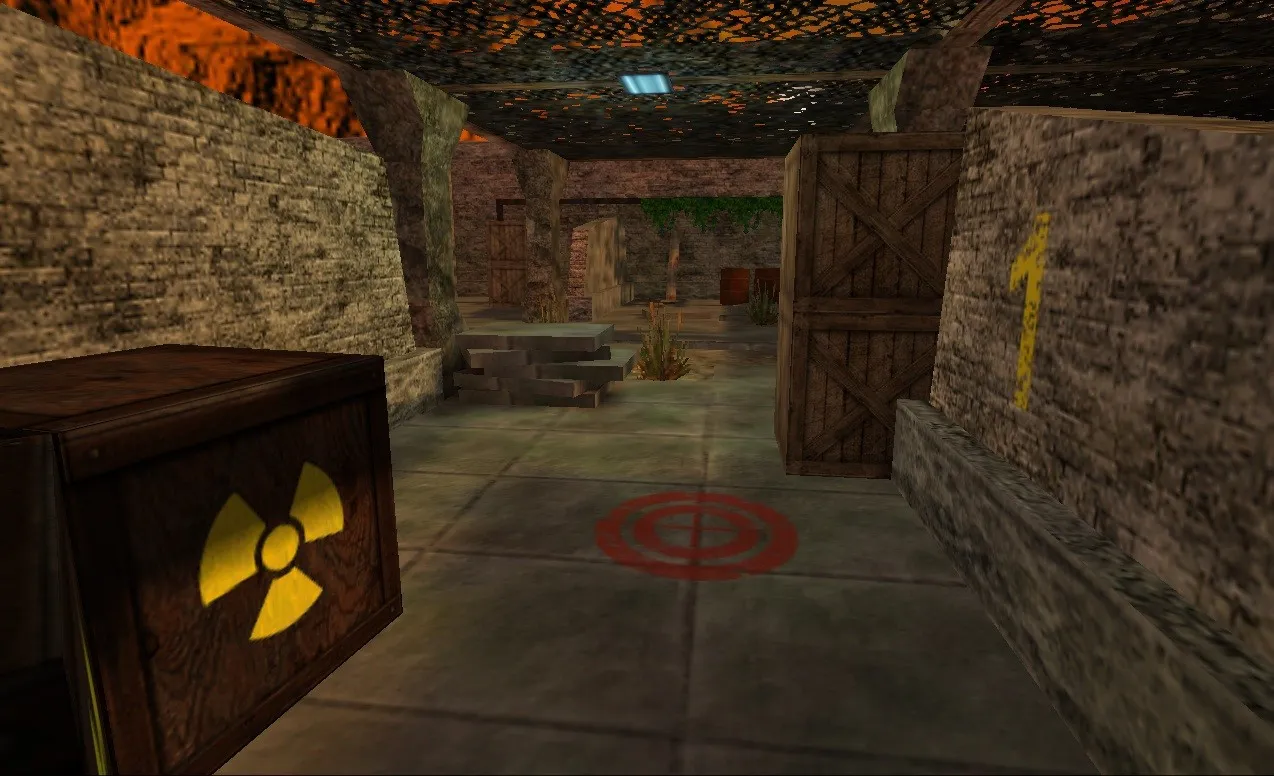 Скачать Карта de_secret_stone для CS 1.6: оптимизация и тактика - Скриншот
