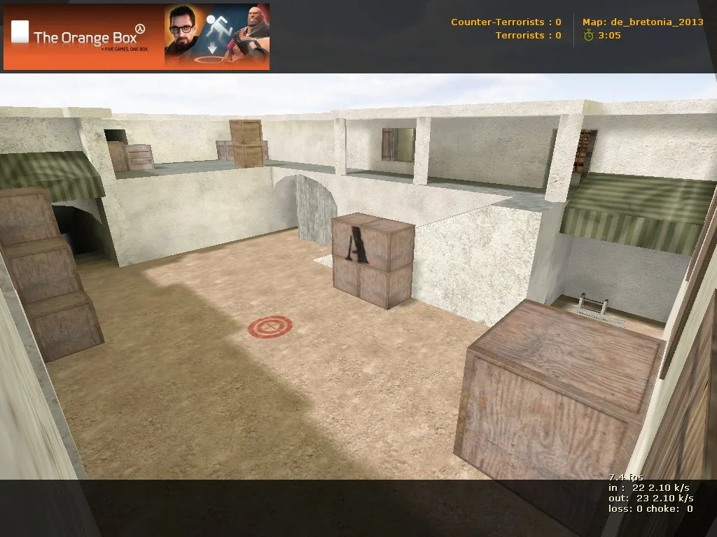 Скачать de_bretonia_2013 карта для CS 1.6: тактика, точки, .nav, оптимизация wpoly/epoly и советы по установке - Скриншот