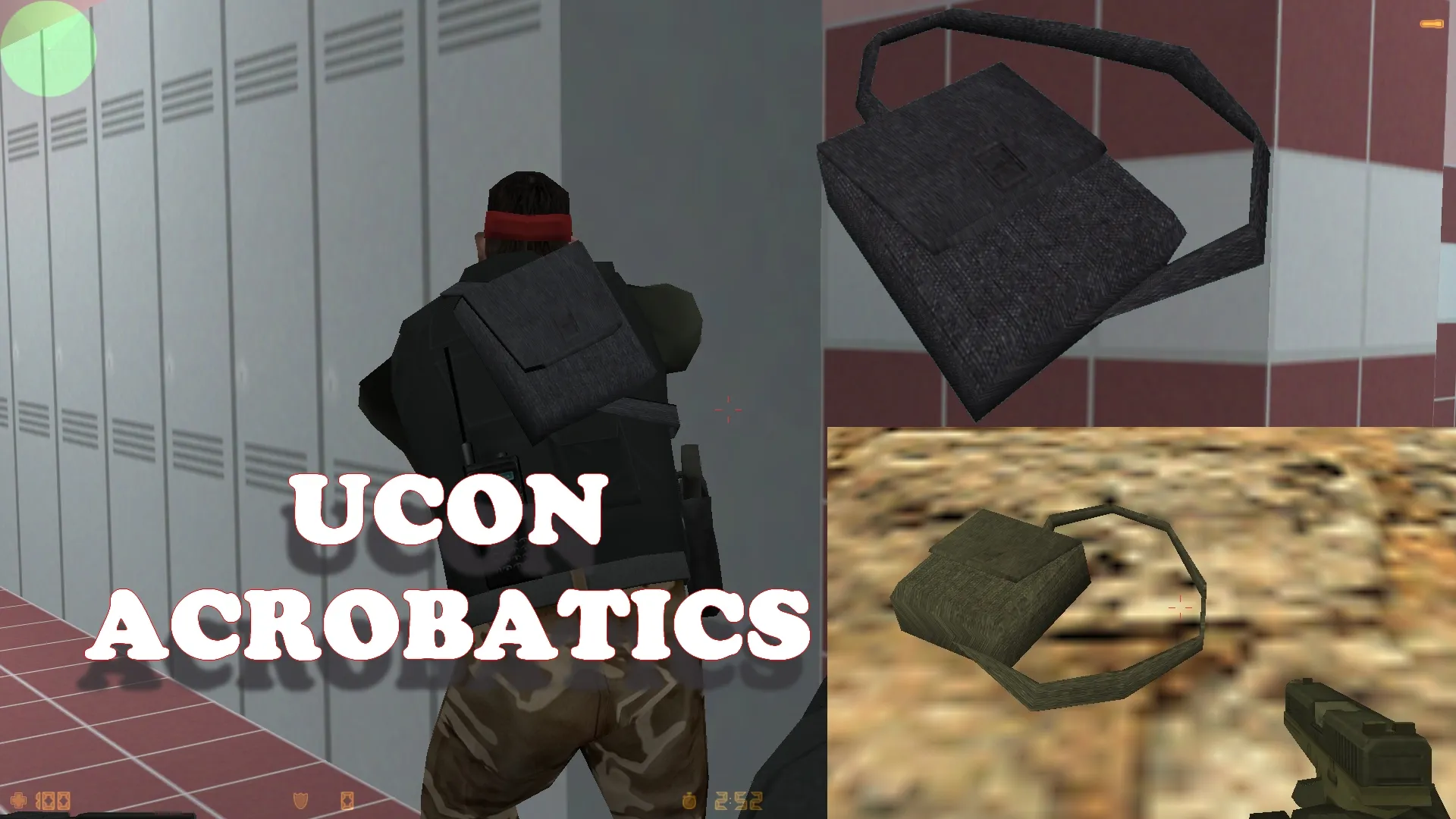 Модель «Modern Backpack» для CS 1.6: v_ p_ w_ модели, звуки, анимация осмотра, текстуры и настройка — скриншот 9