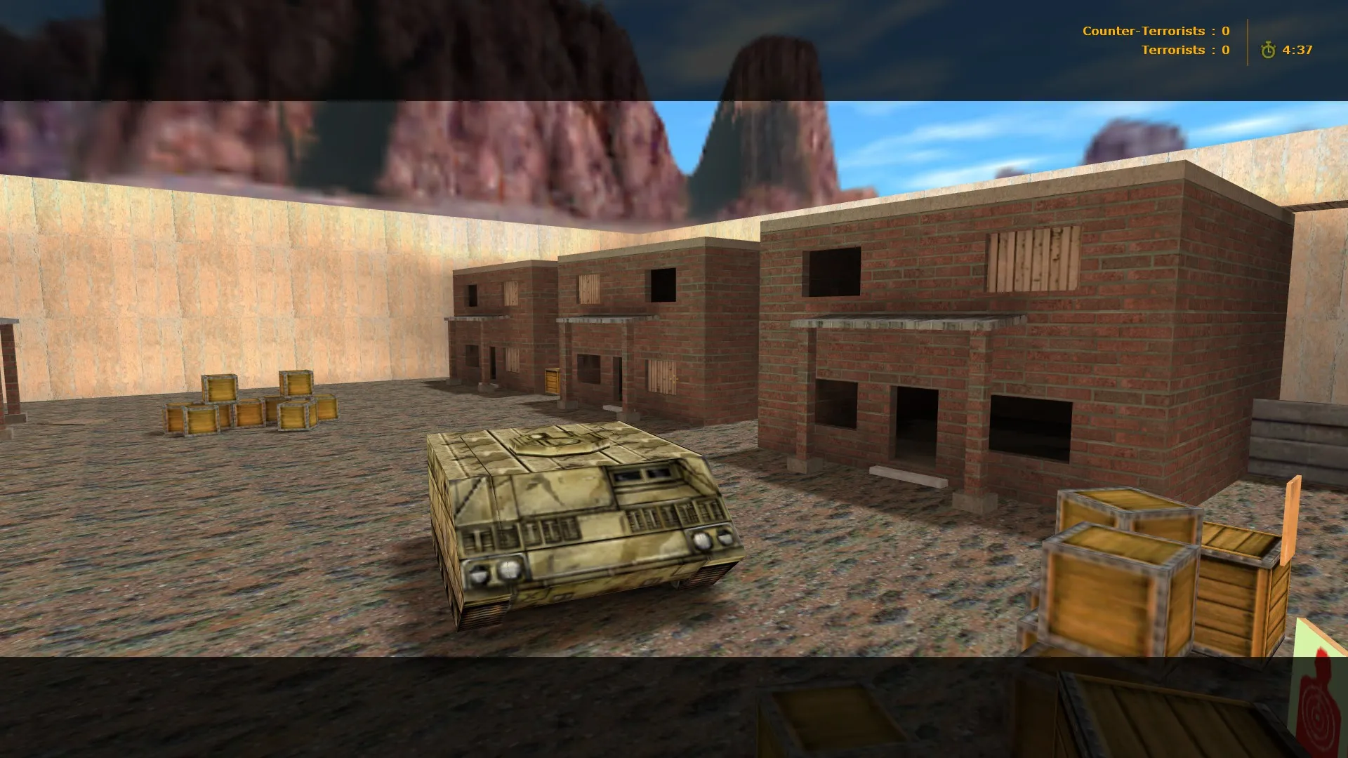 Скачать cs_combattown для CS 1.6: обзор карты, точки, маршруты, оптимизация и NAV для ботов - Скриншот