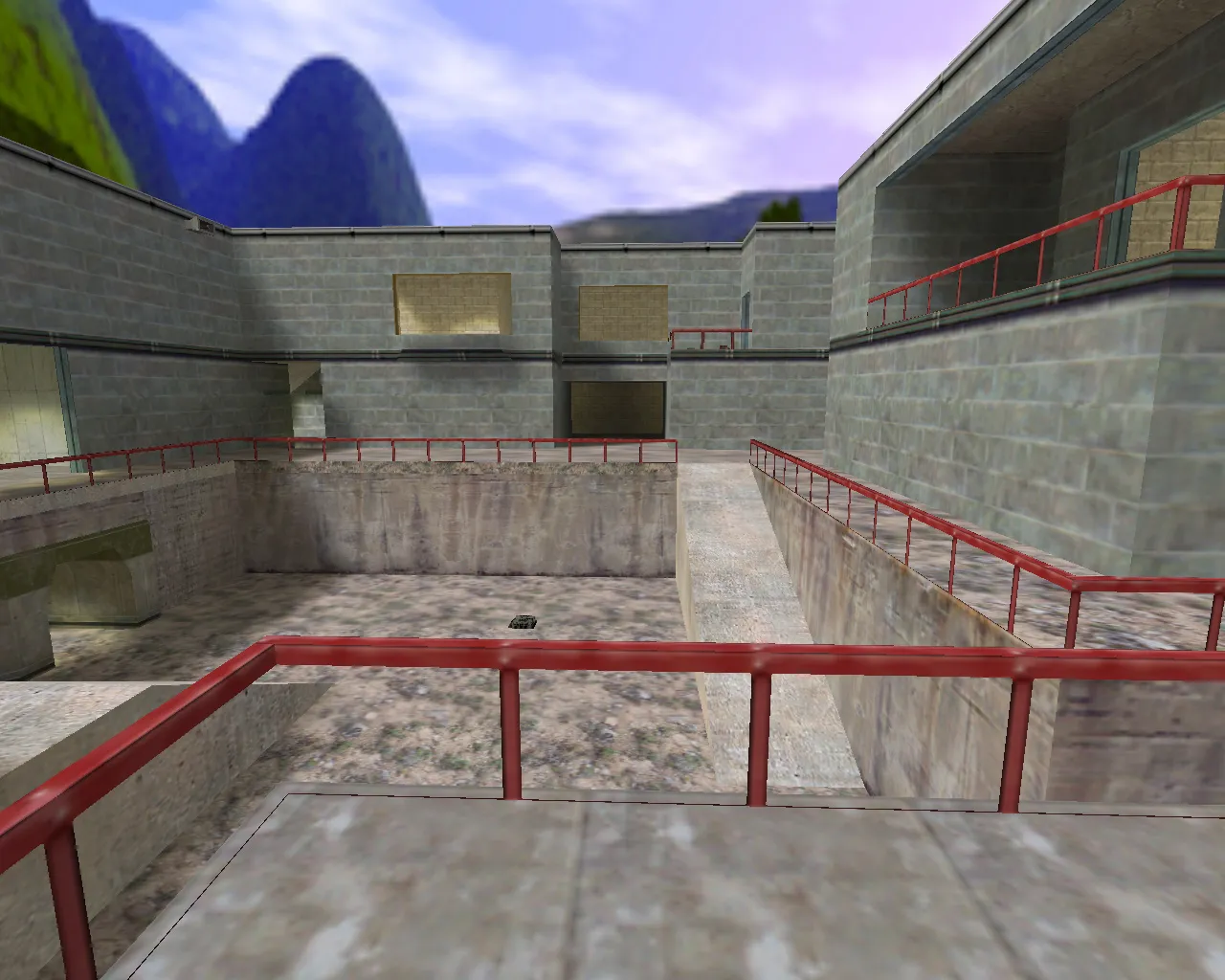 Скачать fy_crossfire для CS 1.6: тактика, точки, оптимизация и .nav для ботов - Скриншот
