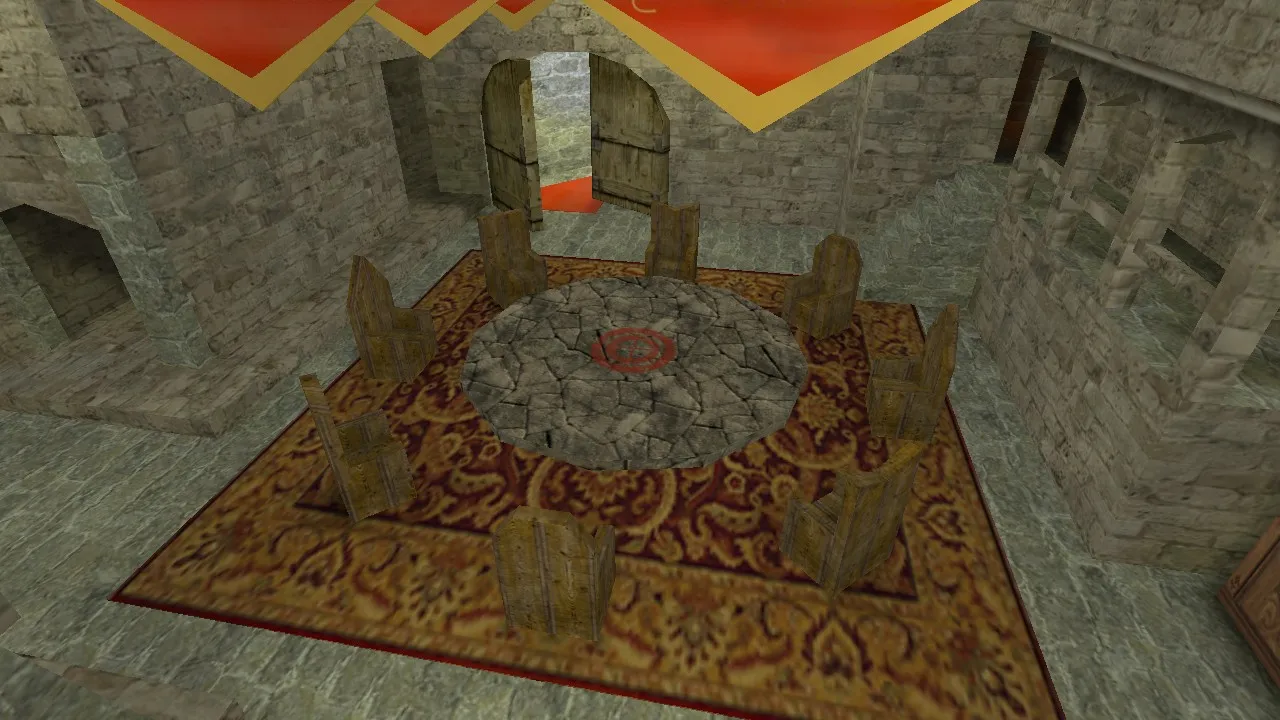 Скачать de_17b_castle_v1 — DE карта для CS 1.6: тактика сторон, точки, .nav и оптимизация - Скриншот