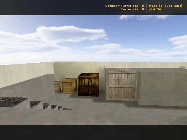 Скачать de_dust_small для CS 1.6: тактика, точки, .nav и оптимизация wpoly/epoly - Скриншот