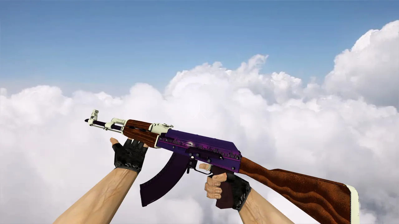 Скачать Модель «AK-47 Moonrise» для CS 1.6: уникальный стиль и качество - Скриншот