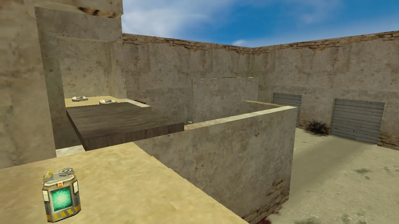 Карта de_ruined_alpha03e для Counter-Strike 1.6 — Тактический анализ и особенности — скриншот 9