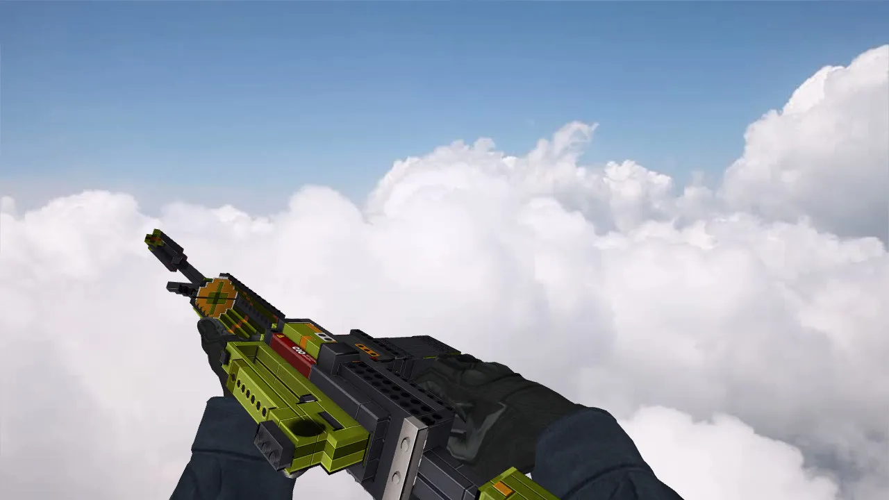 Скачать Модель M4A1 LEGO CSGO anims v_ для CS 1.6: w_ p_ модели, звуки, анимация осмотра и текстуры - Скриншот