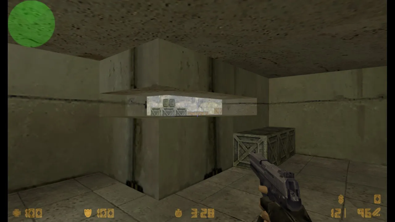 Скачать de_bunker2_ru карта для CS 1.6: точки, баланс сторон, .nav и оптимизация wpoly/epoly - Скриншот