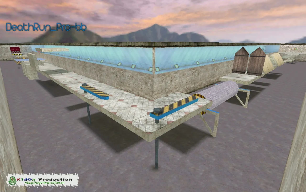 Скачать Карта «deathrun_pro-bb» для CS 1.6: deathrun режим, точки, маршруты, .nav и оптимизация wpoly/epoly - Скриншот