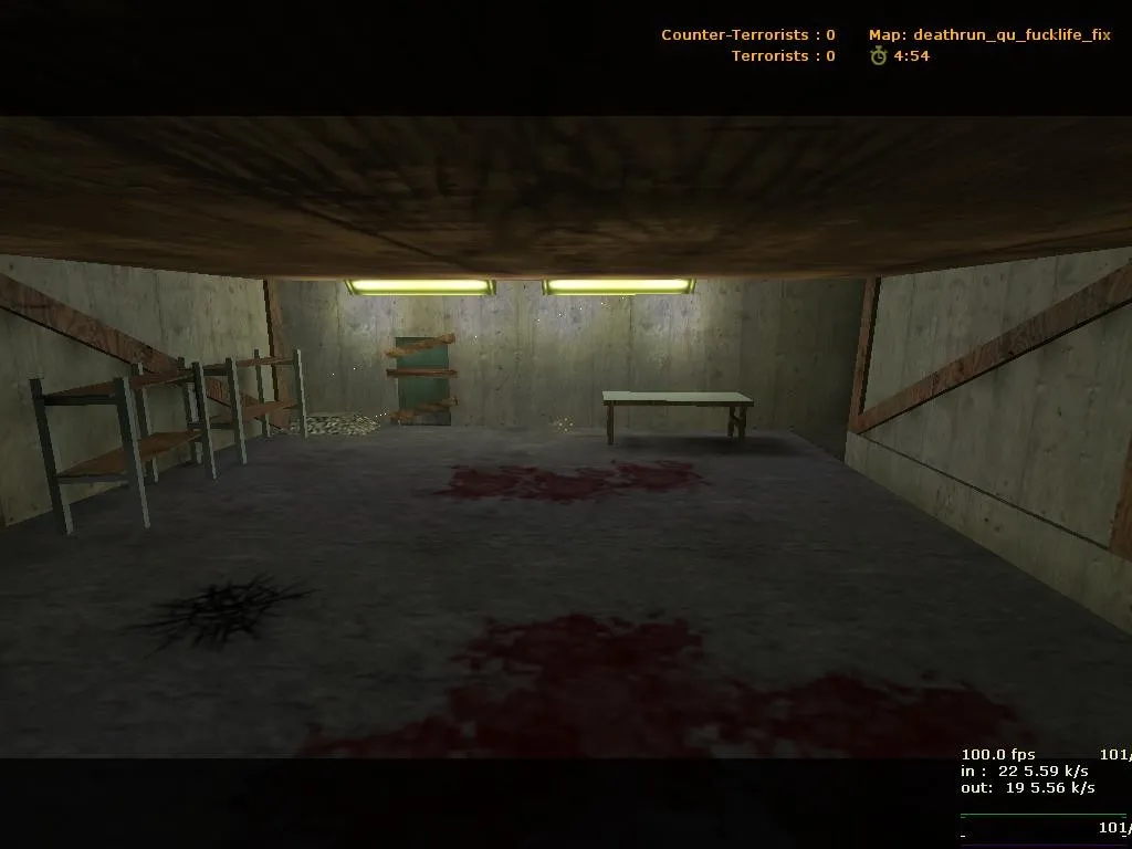 deathrun_qu_fucklife_fix для CS 1.6: карта Deathrun, баланс сторон, тактика, .nav и оптимизация — скриншот 7