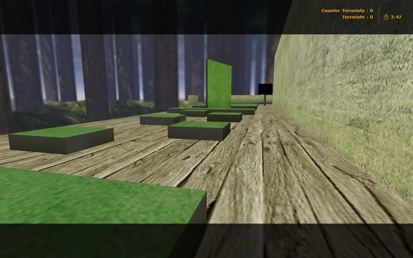 deathrun_greenjungle для CS 1.6: карта Deathrun, точки, роли, .nav, оптимизация wpoly/epoly — скриншот 6
