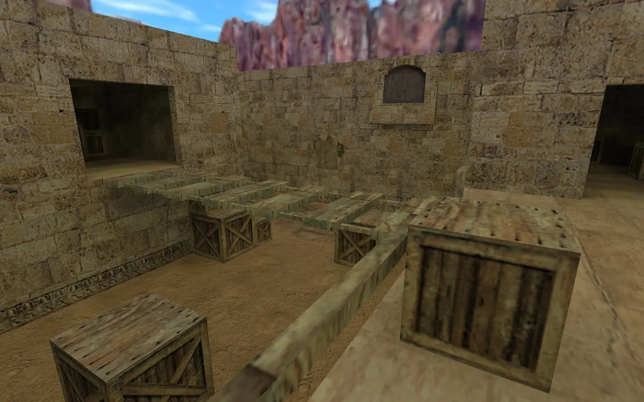 Скачать Карта de_reset_dust2 для CS 1.6: Баланс и тактика - Скриншот