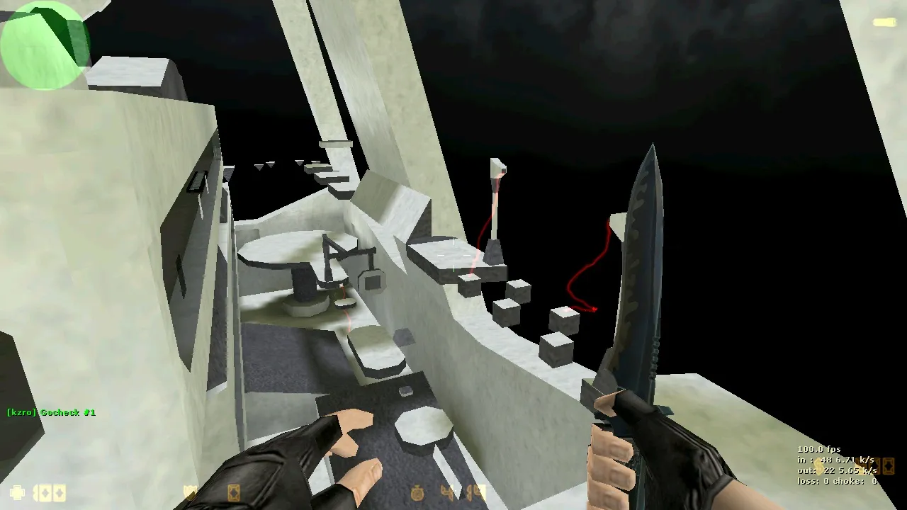 Скачать deathrun_fuzzy карта для CS 1.6: .nav для ботов, баланс сторон, оптимизация wpoly/epoly - Скриншот