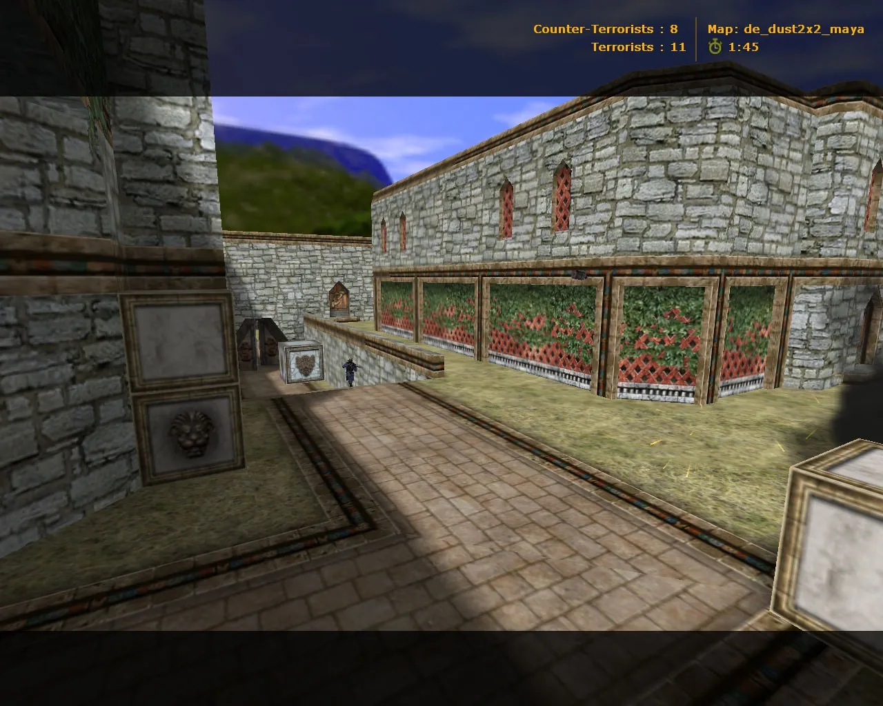 de_dust2x2_maya карта для CS 1.6: баланс сторон, точки, .nav, оптимизация wpoly/epoly — скриншот 6