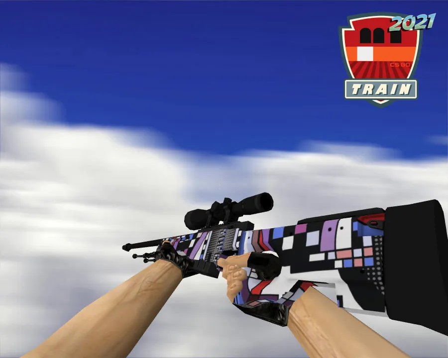 Скачать Пак скинов Train 2021 для CS 1.6: M4A4, Glock, AWP, Nova, Tec-9 и другие модели v_/p_/w_ с заменой текстур - Скриншот