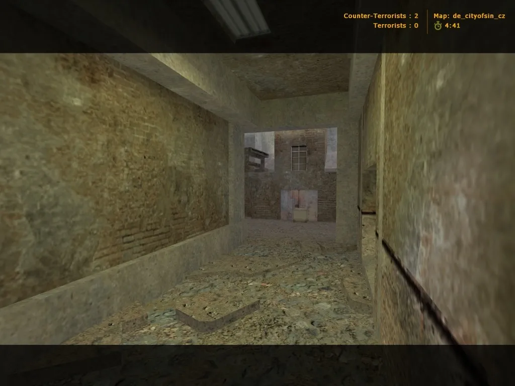 Скачать Карта de_cityofsin_cz для CS 1.6: точки, маршруты, баланс сторон, .nav для ботов и оптимизация - Скриншот