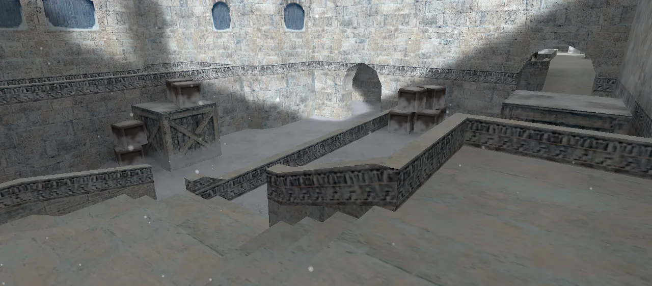 Скачать Карта de_kabul_winter для CS 1.6: Зимняя тактика и баланс сторон - Скриншот