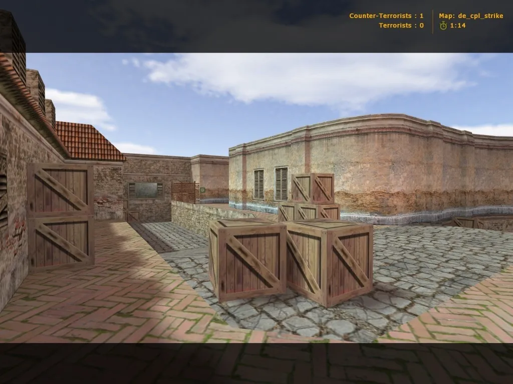 Скачать Карта de_cpl_strike для CS 1.6: точки, заходы за Т и КТ, .nav для ботов и оптимизация wpoly/epoly - Скриншот