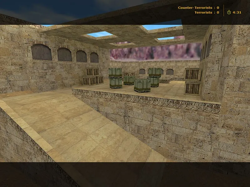 Скачать Карта de_dustarea34 для CS 1.6: точки, спавны, .nav для ботов и оптимизация wpoly/epoly - Скриншот