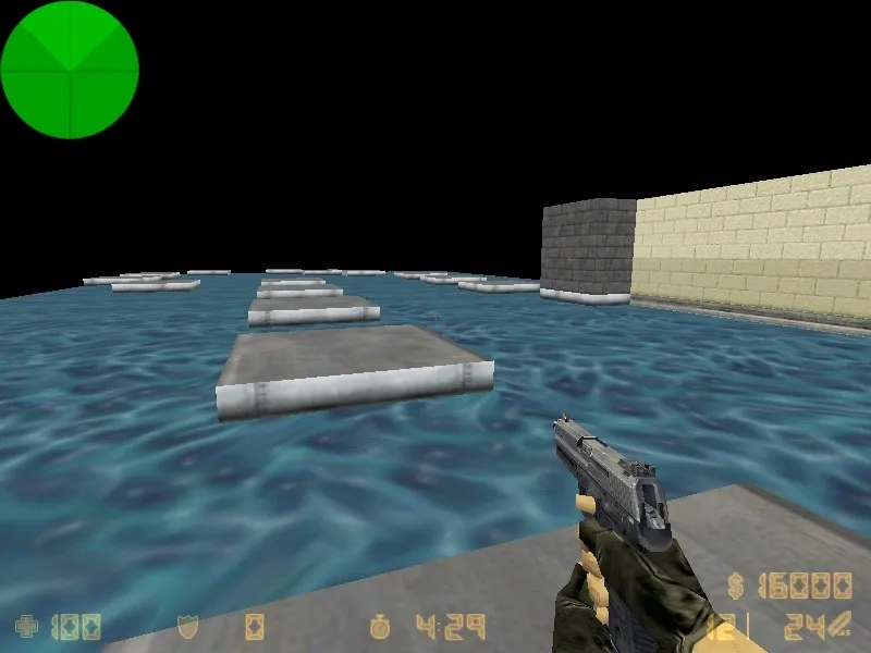 deathrun_kresoje для CS 1.6: карта deathrun, точки, .nav, оптимизация и запуск без рисков — скриншот 4
