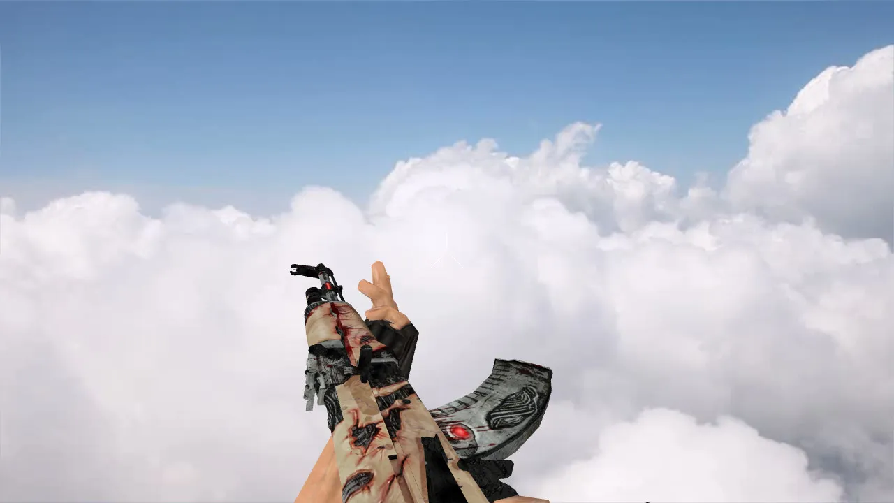 Скачать Модель «AK-47 Payback» v_ p_ w_ для CS 1.6: звук, анимация осмотра, качество текстур - Скриншот