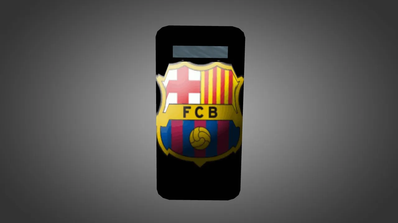 Скачать Модель щита «FC Barcelona Shield» для CS 1.6: v_ и p_ модели, звуки, анимация, текстуры 1024x1024 - Скриншот