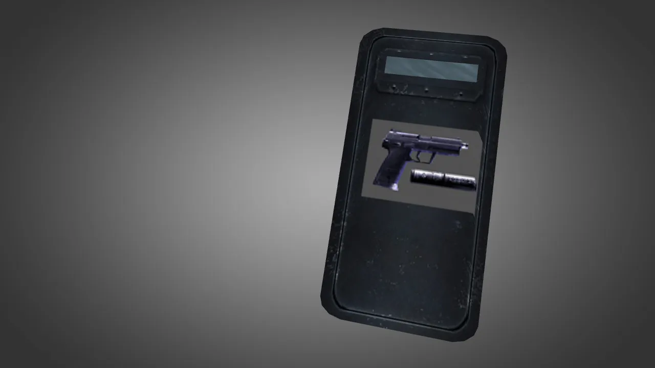 Скачать Модель «Weapon Icons Shield» для CS 1.6: v_, p_, w_ файлы, текстуры 1024x1024, анимации и звуки - Скриншот