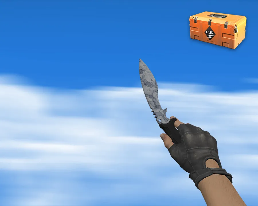 Скачать Кукри | Патина (Stained) v_knife_w.mdl, p_knife_w.mdl и w_knife_w.mdl для CS 1.6 — звуки, анимация осмотра, текстуры - Скриншот