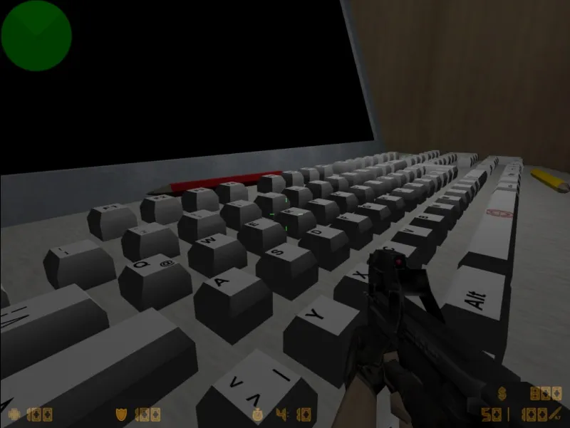 Скачать Карта de_keyboard для CS 1.6: тактика, баланс и оптимизация - Скриншот