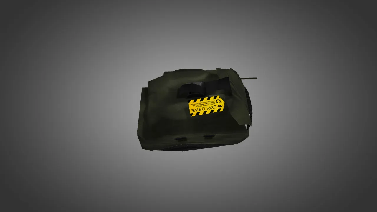 Скачать Модель «C4 Backpack» v_ для CS 1.6: p_ w_ модели, звуки, анимация осмотра и качество текстур - Скриншот