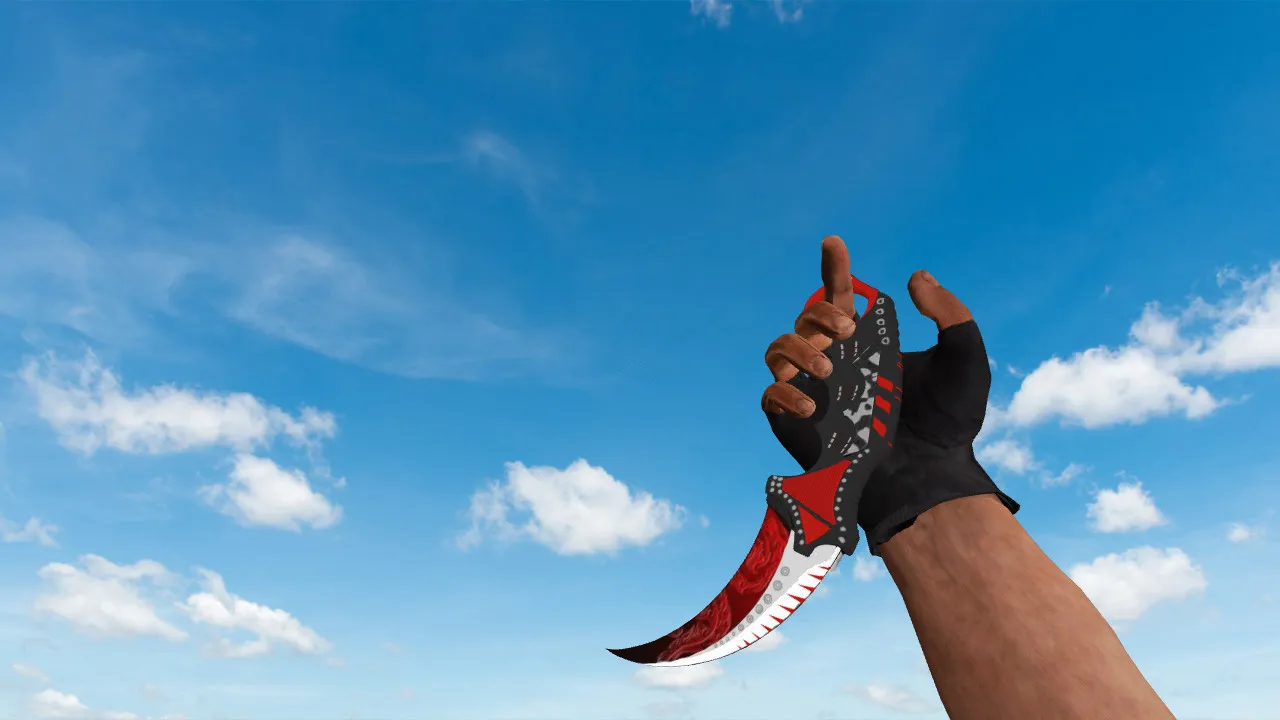 Скачать Модель ножа «Karambit Draginix» v_ w_ p_ для CS 1.6: звуки, анимация осмотра, качество текстур - Скриншот