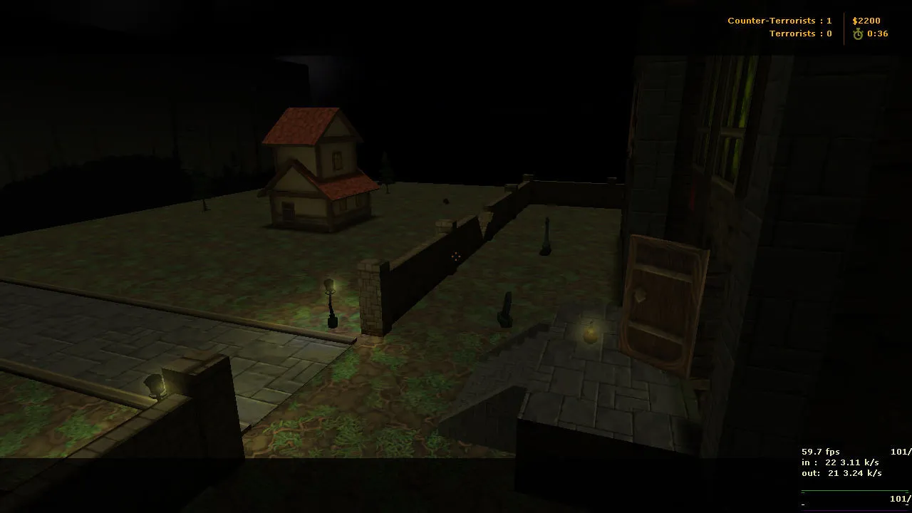 Карта de_transylvania для CS 1.6: Тактические особенности и стратегии — скриншот 11
